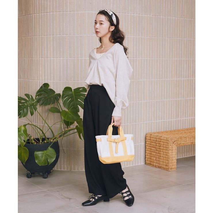 ディープVネックプルオーバー | earth music&ecology  | 詳細画像4 