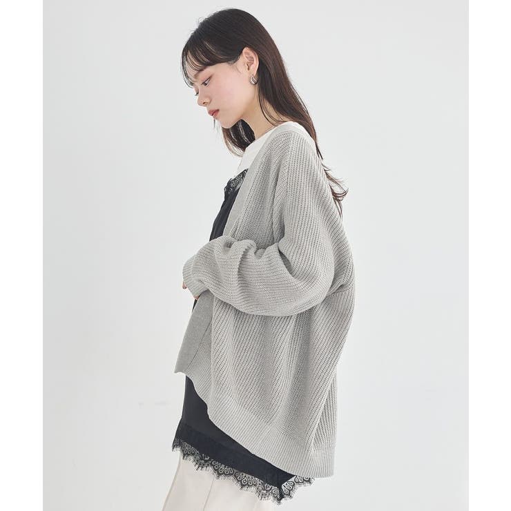 アゼトッパーカーディガン | earth music&ecology  | 詳細画像2 