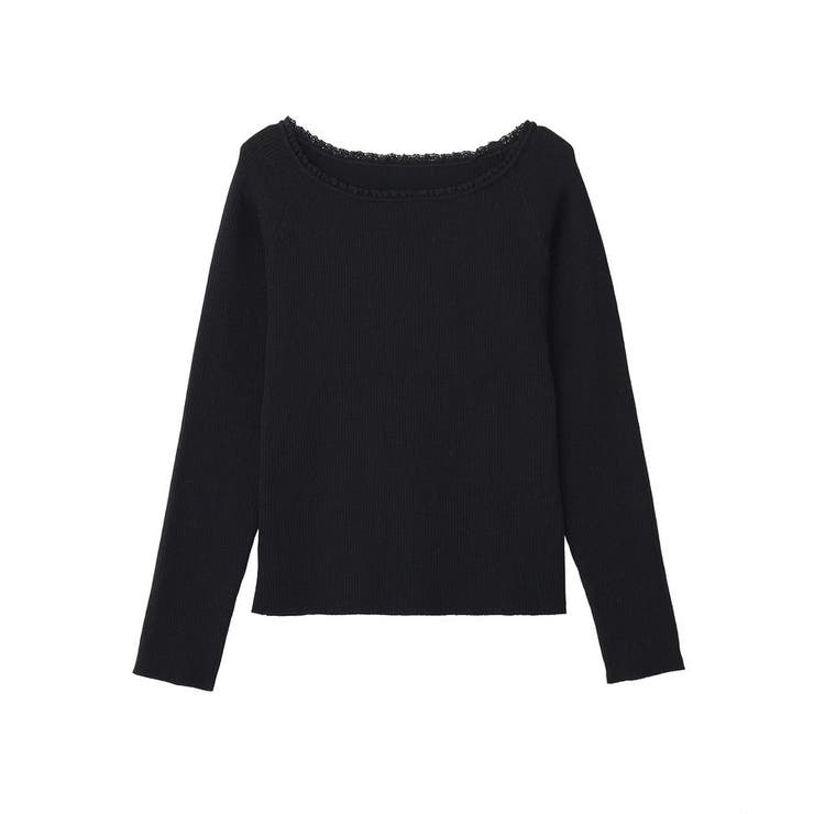 レーストリムリブニットプルオーバー | earth music&ecology  | 詳細画像29 