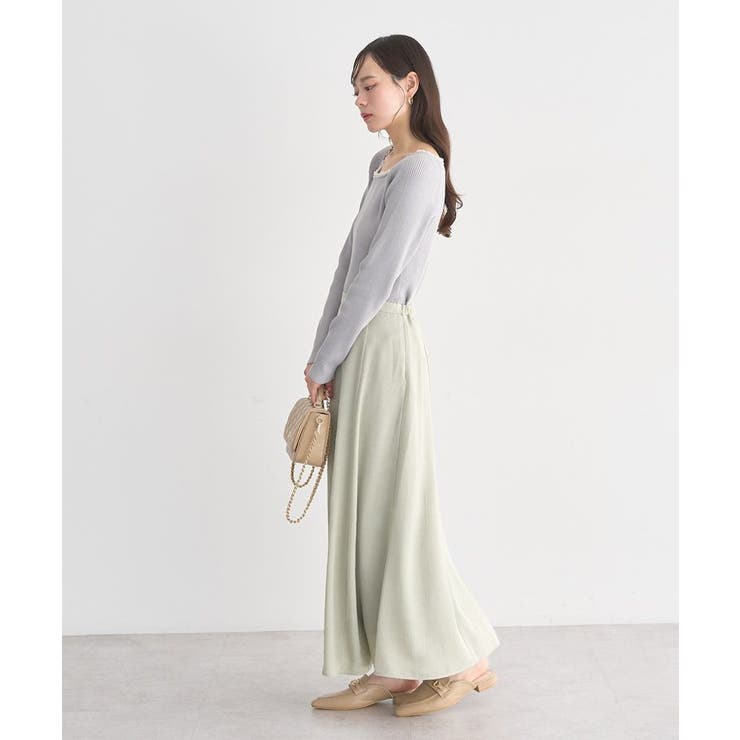 レーストリムリブニットプルオーバー | earth music&ecology  | 詳細画像7 