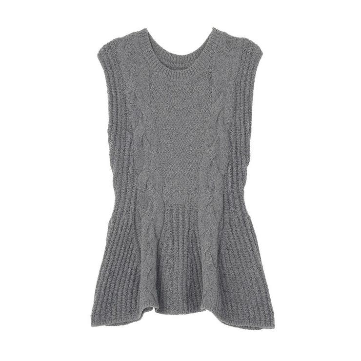 フレアニットベスト | earth music&ecology  | 詳細画像23 