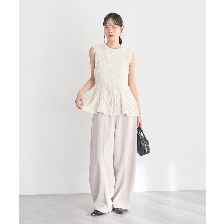 フレアニットベスト | earth music&ecology  | 詳細画像5 