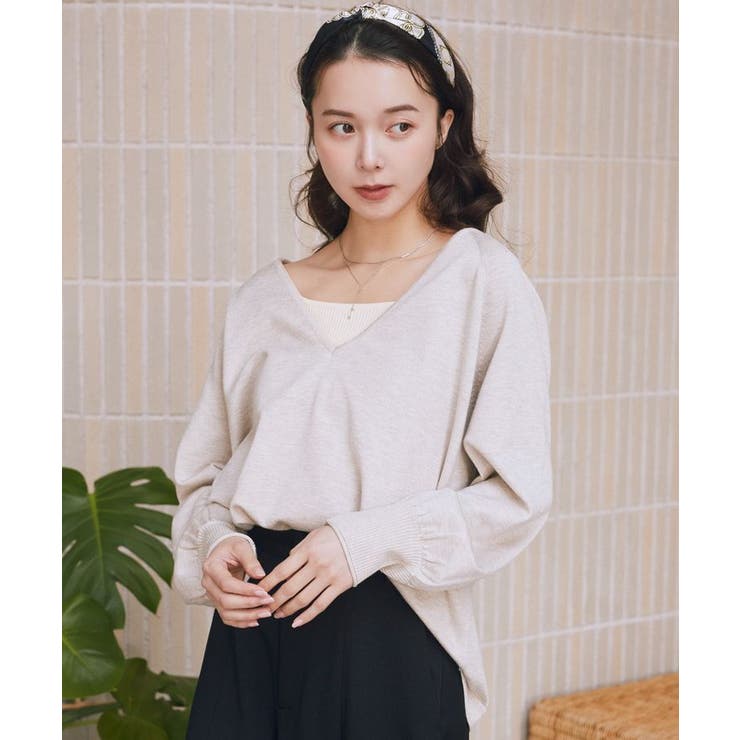 リブニットタンクトップ | earth music&ecology  | 詳細画像2 