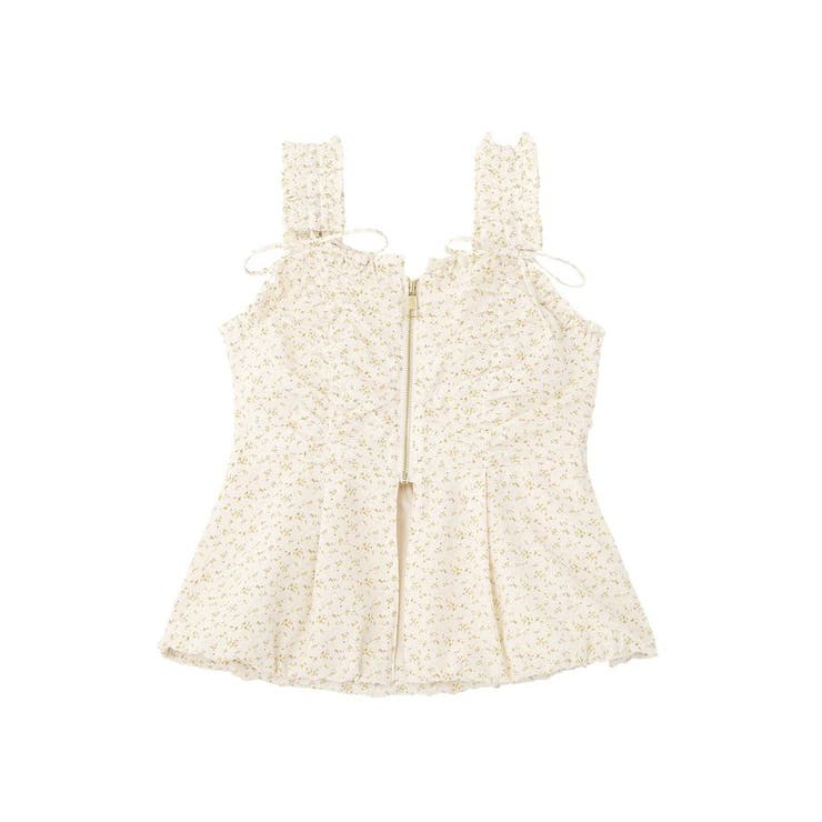 フラワーペプラムビスチェ | earth music&ecology  | 詳細画像34 