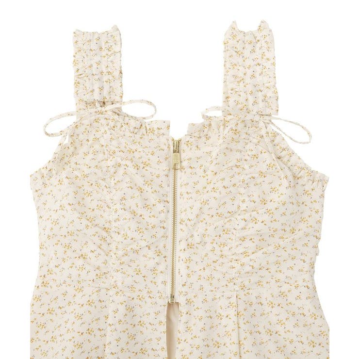 フラワーペプラムビスチェ | earth music&ecology  | 詳細画像25 