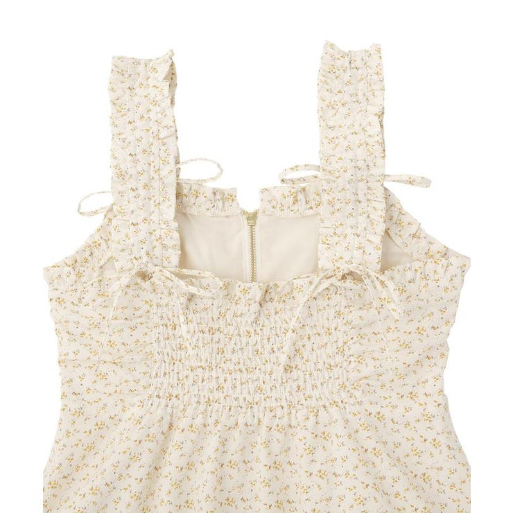 フラワーペプラムビスチェ | earth music&ecology  | 詳細画像30 