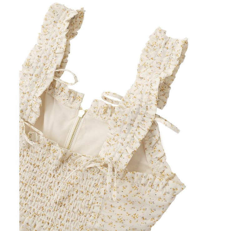 フラワーペプラムビスチェ | earth music&ecology  | 詳細画像31 