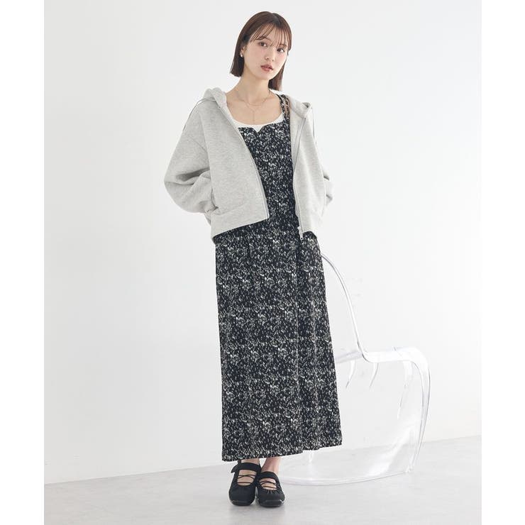 フラワーバッククロスキャミワンピース | earth music&ecology  | 詳細画像2 