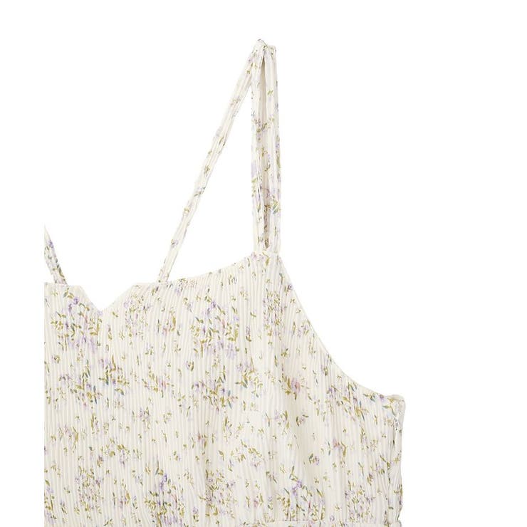 フラワーバッククロスキャミワンピース | earth music&ecology  | 詳細画像19 