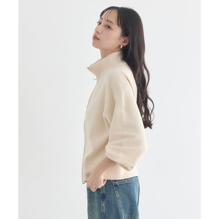 ダブルジップカーディガン | earth music&ecology  | 詳細画像8 