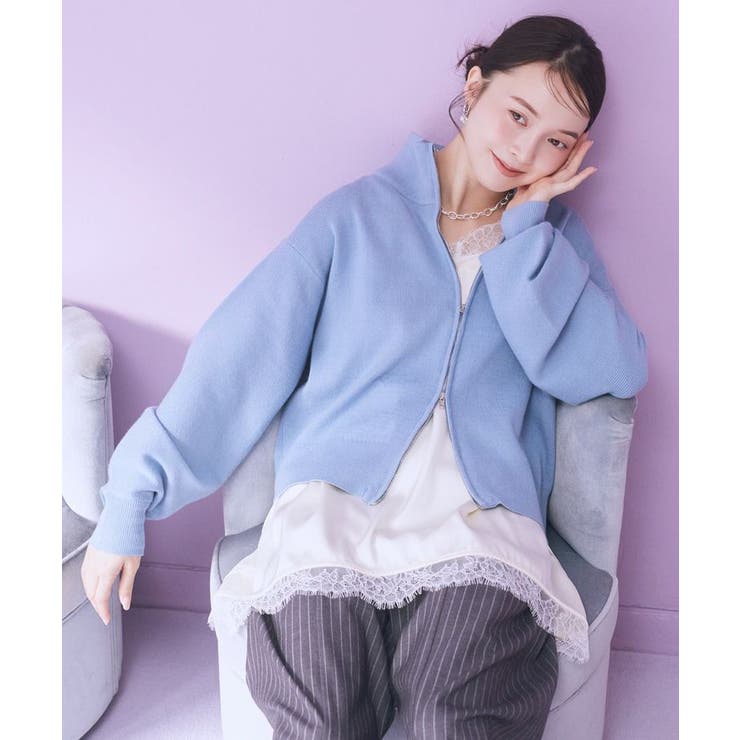 ランジェリーライクレースキャミ | earth music&ecology  | 詳細画像3 