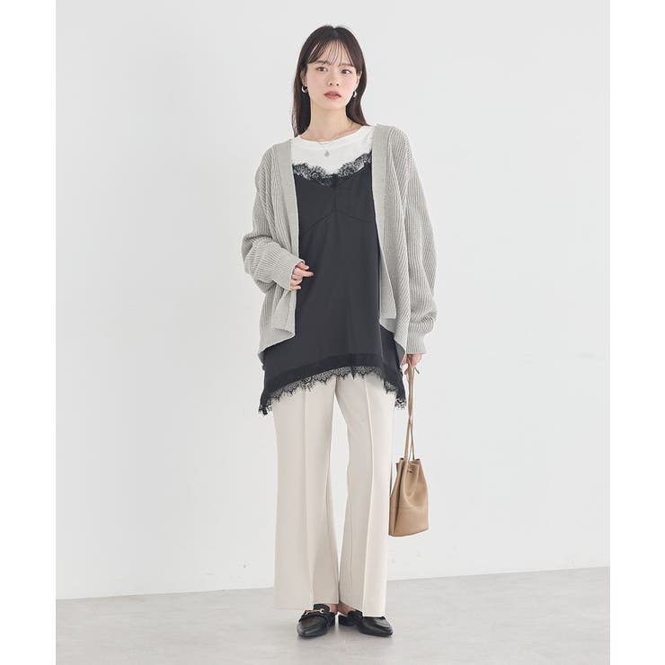 ランジェリーライクレースキャミ | earth music&ecology  | 詳細画像5 