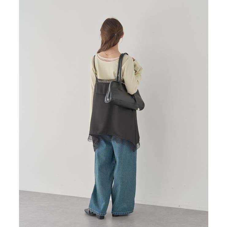 ランジェリーライクレースキャミ | earth music&ecology  | 詳細画像18 