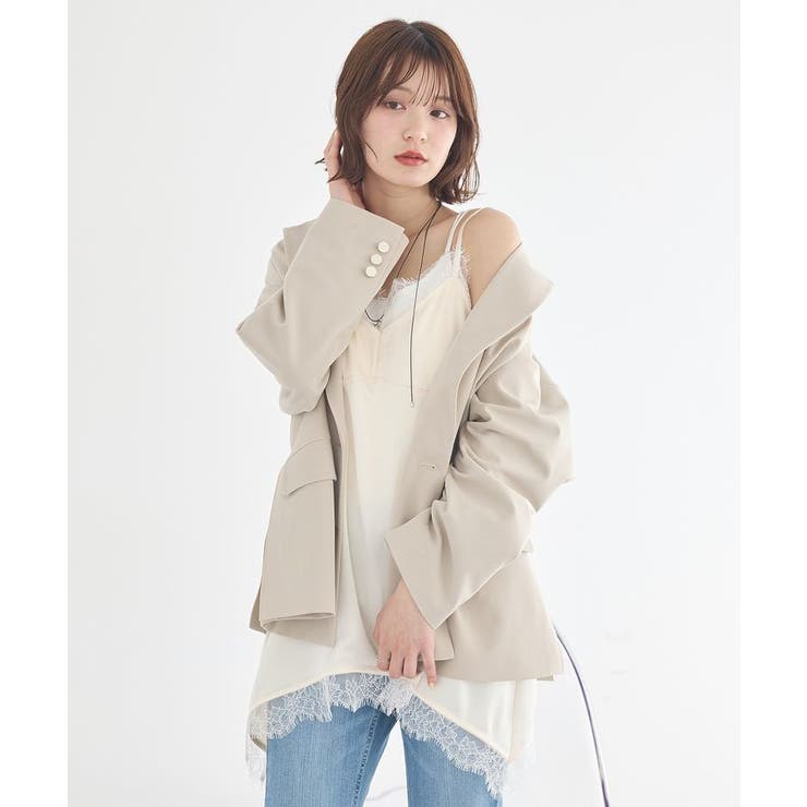 ランジェリーライクレースキャミ | earth music&ecology  | 詳細画像26 