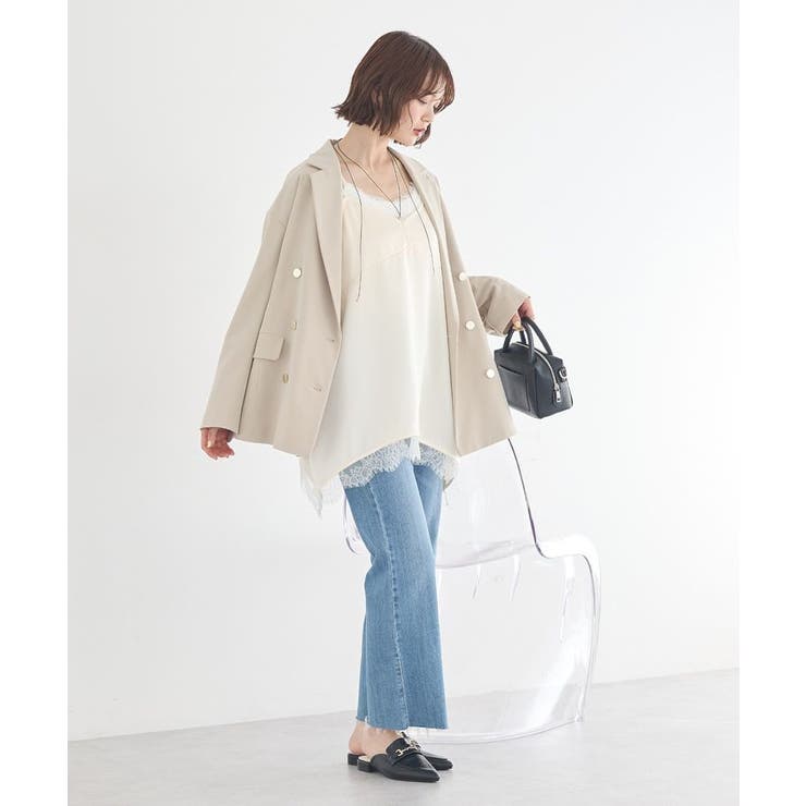 ランジェリーライクレースキャミ | earth music&ecology  | 詳細画像30 