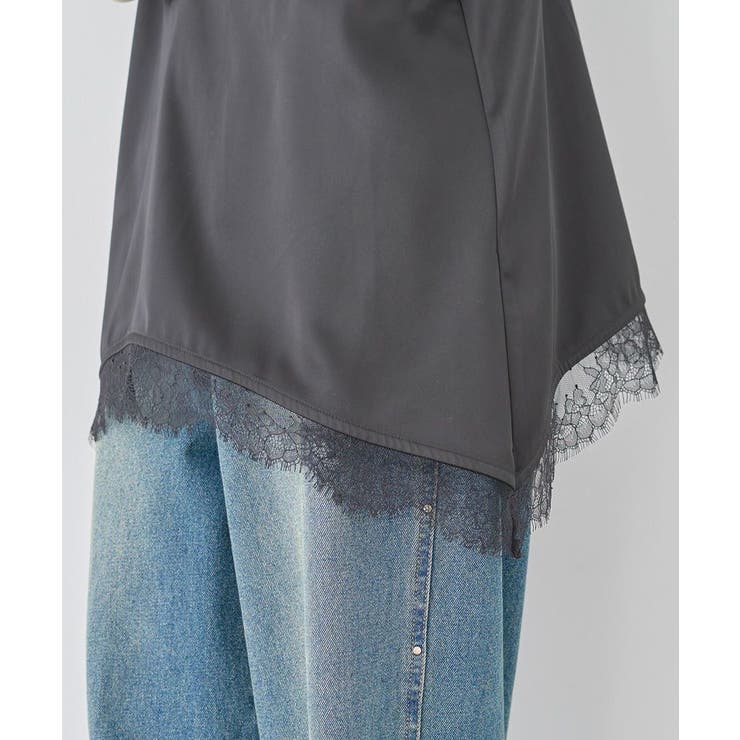 ランジェリーライクレースキャミ | earth music&ecology  | 詳細画像36 