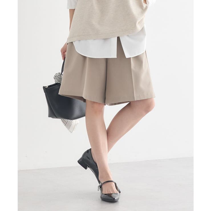 ベージュ | バミューダパンツ | earth music&ecology 