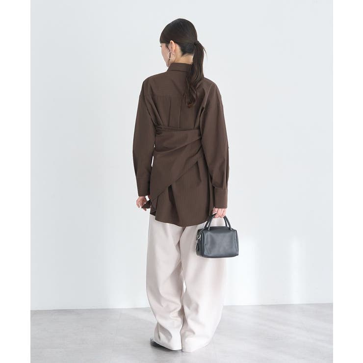 スカーフ付きスキッパーシャツ | earth music&ecology  | 詳細画像13 