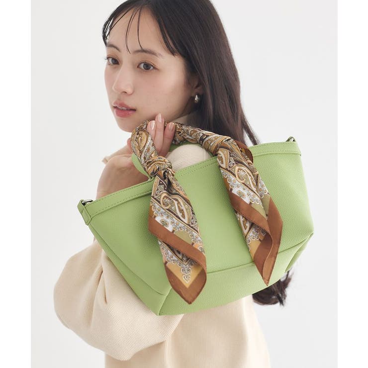 スカーフSET 2WAYミニトートバッグ | earth music&ecology  | 詳細画像5 