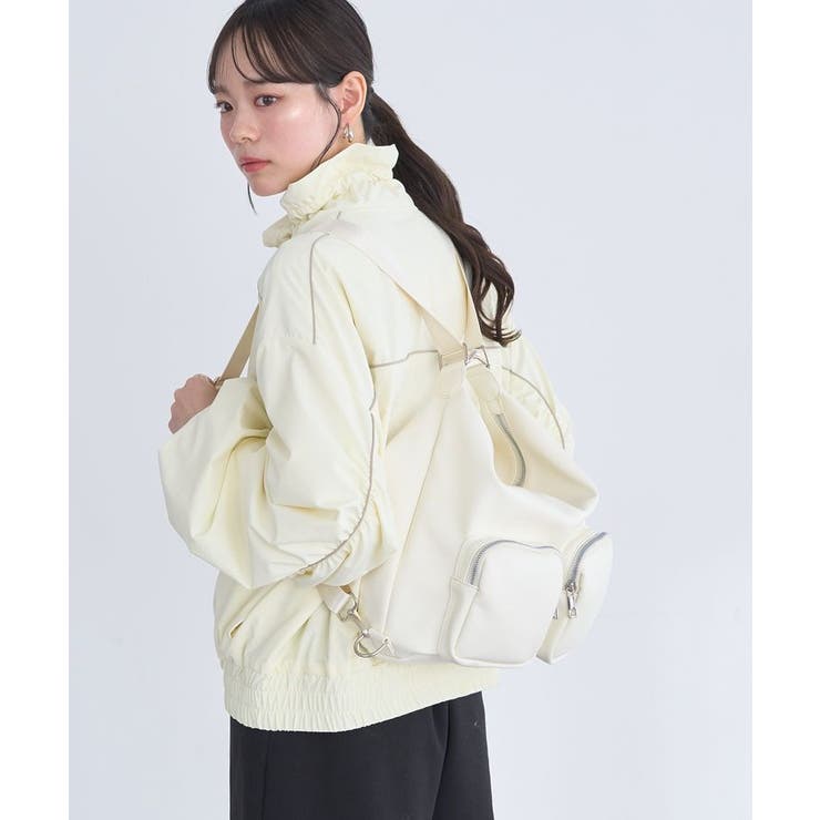 Wポケット３WAYショルダーバッグ | earth music&ecology  | 詳細画像2 