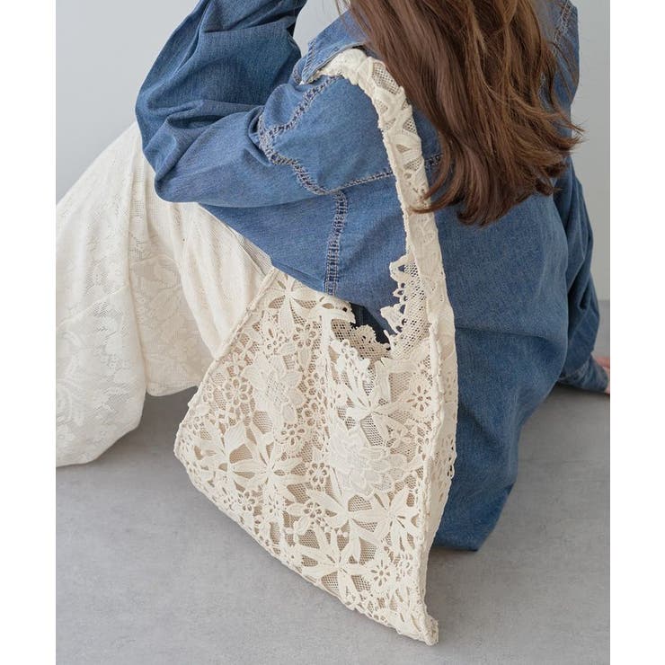 アイボリー | レースバッグ | earth music&ecology 