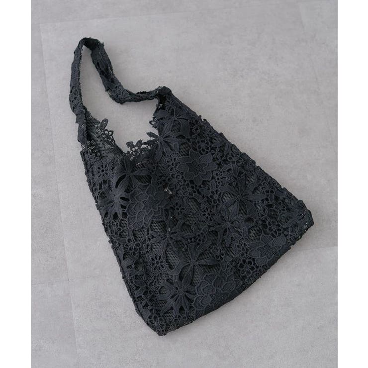ブラック | レースバッグ | earth music&ecology 