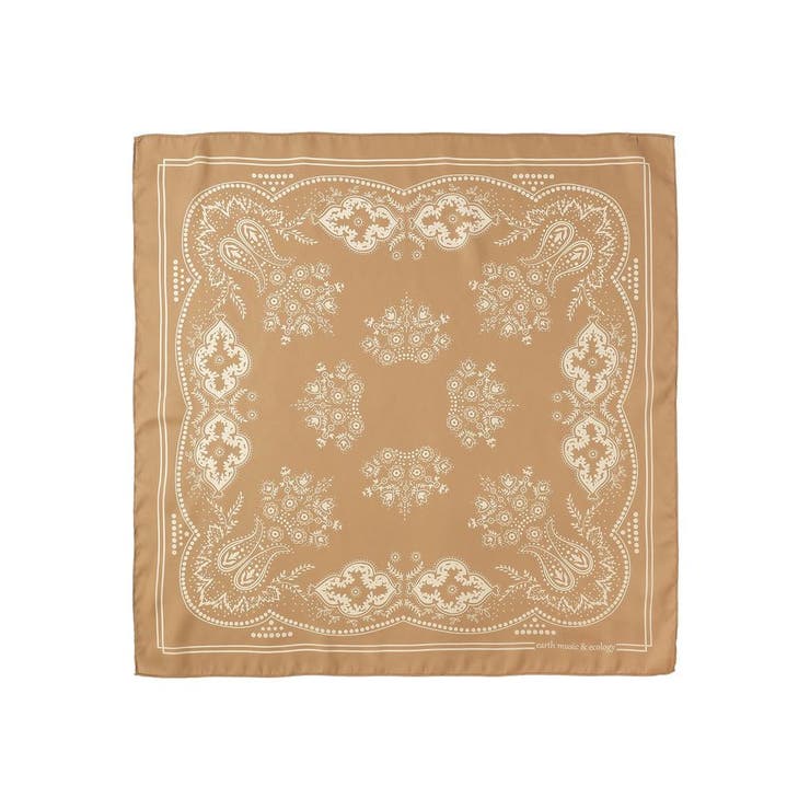 ボタニカル柄スカーフ(70×70) | earth music&ecology  | 詳細画像18 