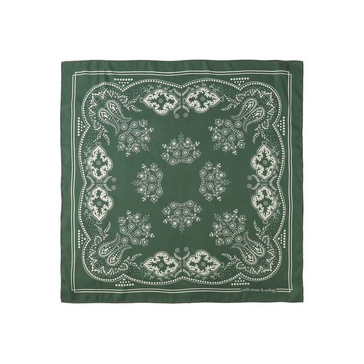 ボタニカル柄スカーフ(70×70) | earth music&ecology  | 詳細画像19 