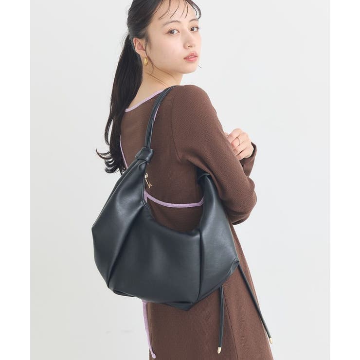 ブラック | クロワッサンバッグ | earth music&ecology 