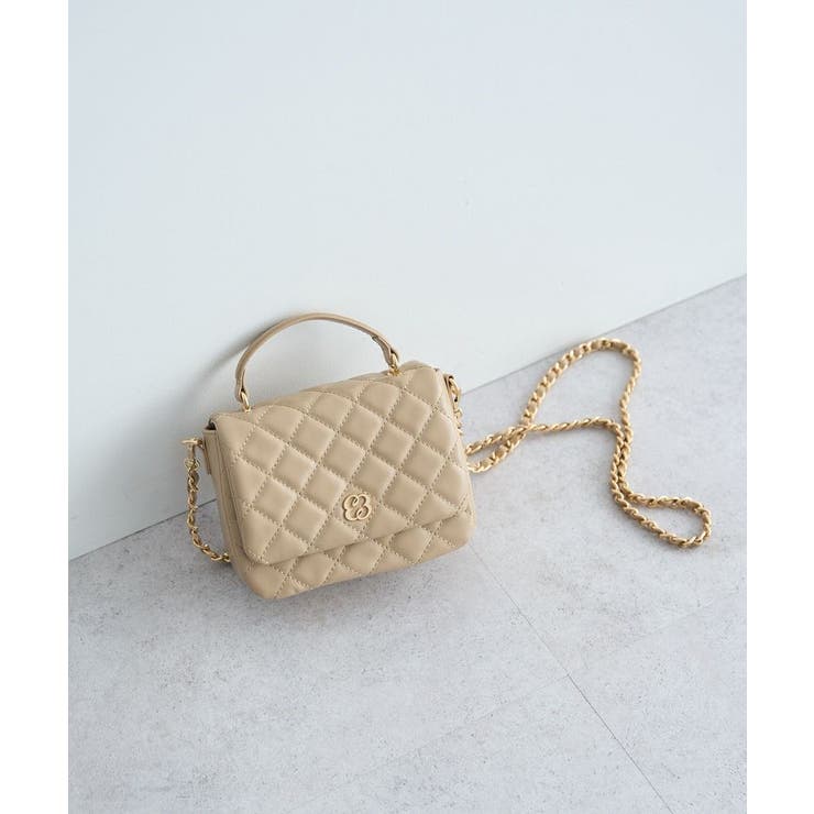 ベージュ | 2WAYチェーンコンパクトバッグ | earth music&ecology 