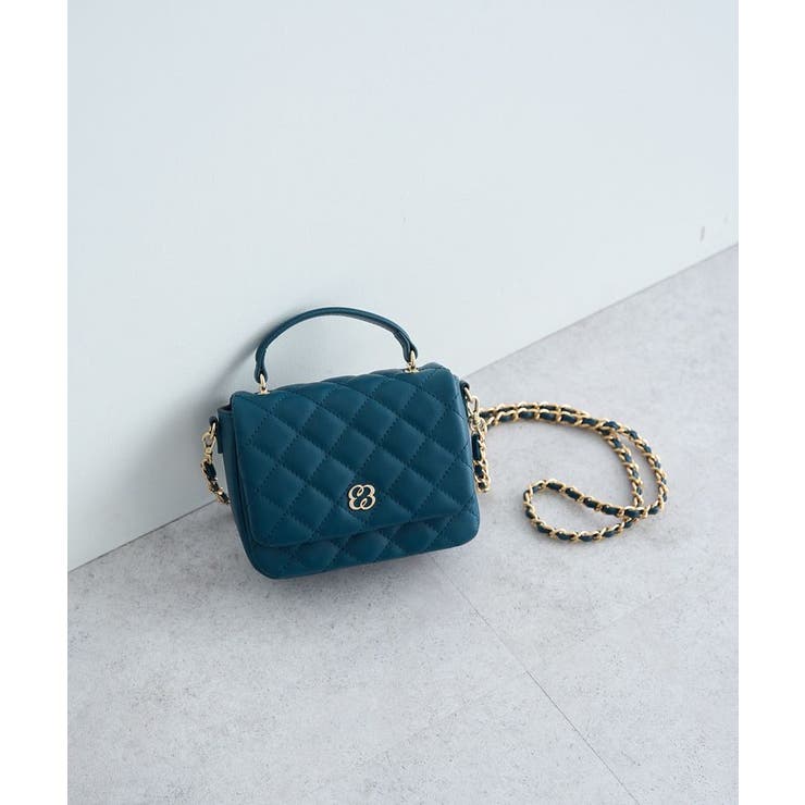 グリーン | 2WAYチェーンコンパクトバッグ | earth music&ecology 