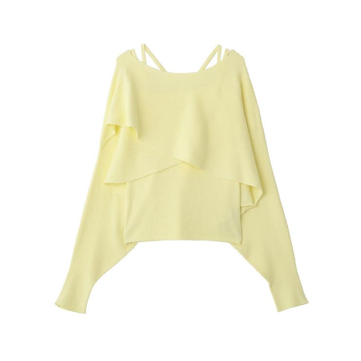 SET2点クロスニット＋キャミソール | earth music&ecology  | 詳細画像27 