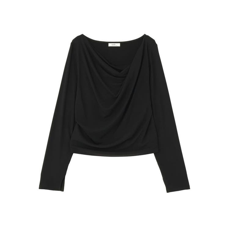 ブラック | アソートドレーププルオーバー | earth music&ecology 