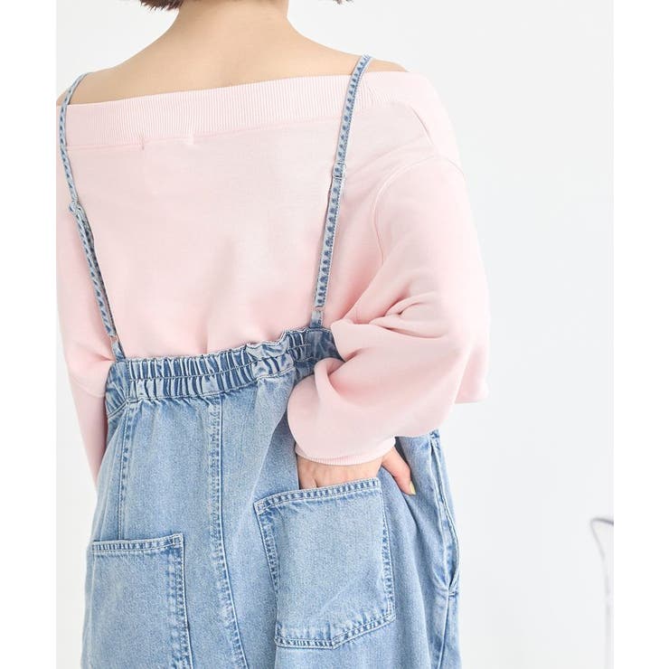 ダブルジップデニムキャミワンピース | earth music&ecology  | 詳細画像17 