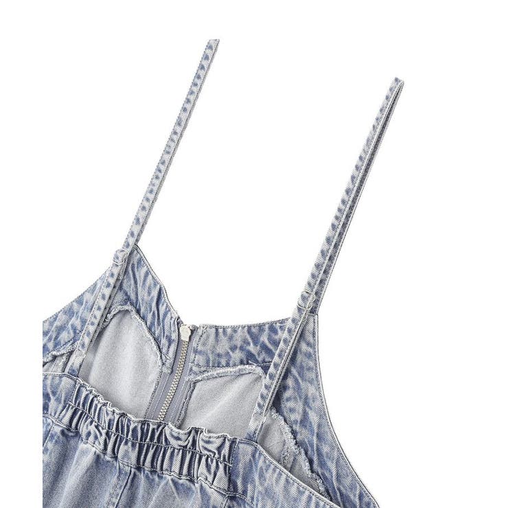 ダブルジップデニムキャミワンピース | earth music&ecology  | 詳細画像26 