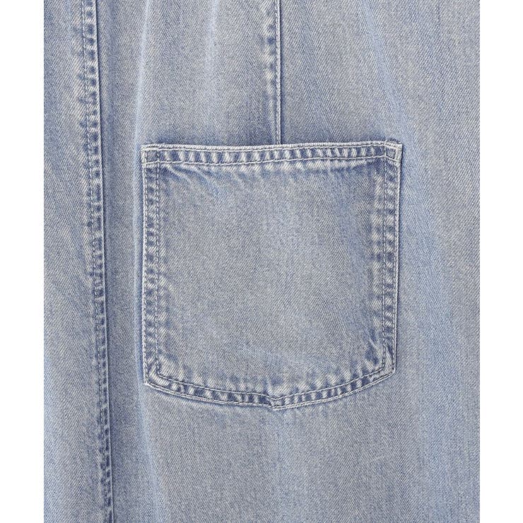 ダブルジップデニムキャミワンピース | earth music&ecology  | 詳細画像27 