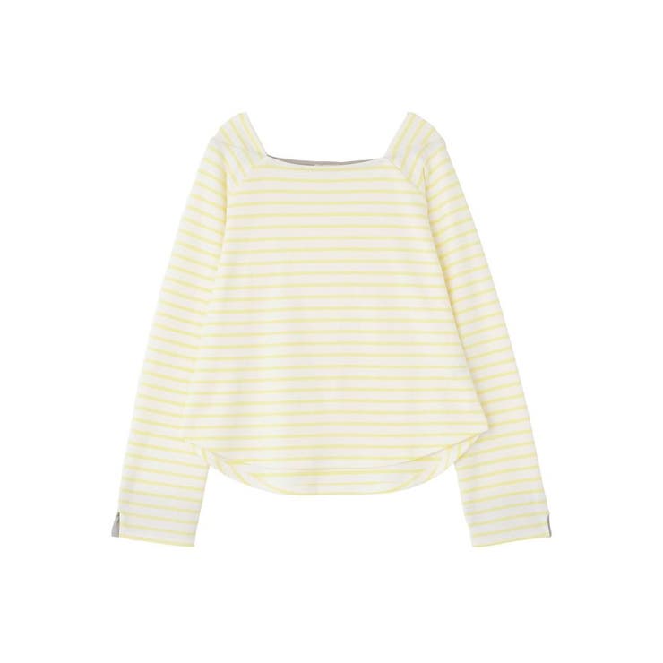 バイカラースクエアネックボーダープルオーバー | earth music&ecology  | 詳細画像28 