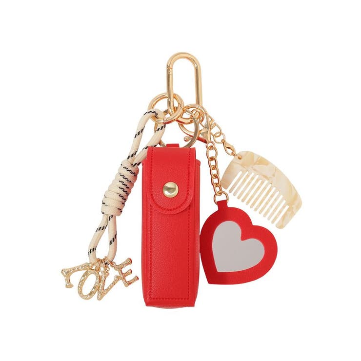 リップケース付きマルチハートチャーム | earth music&ecology  | 詳細画像3 