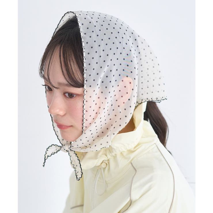 ドット | トライアングルスカーフ | earth music&ecology 