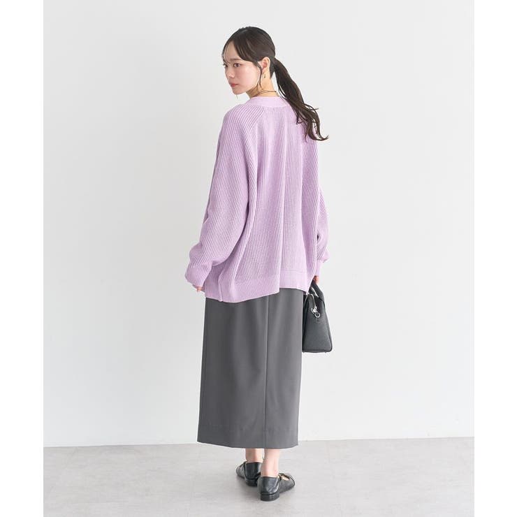 ジップスリットIラインスカート | earth music&ecology  | 詳細画像11 