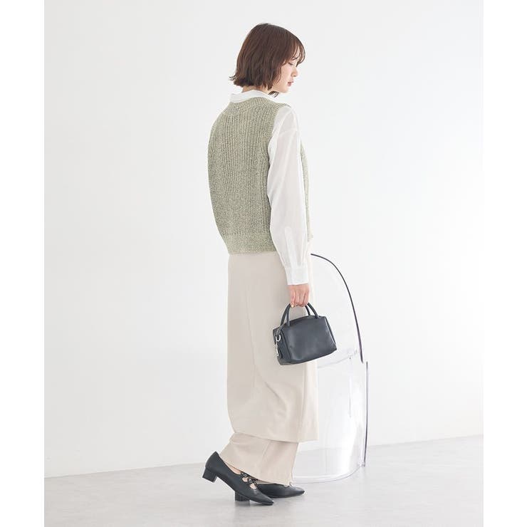 ジップスリットIラインスカート | earth music&ecology  | 詳細画像14 