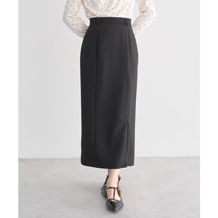 ジップスリットIラインスカート | earth music&ecology  | 詳細画像2 