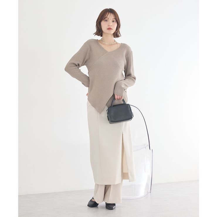 ジップスリットIラインスカート | earth music&ecology  | 詳細画像16 