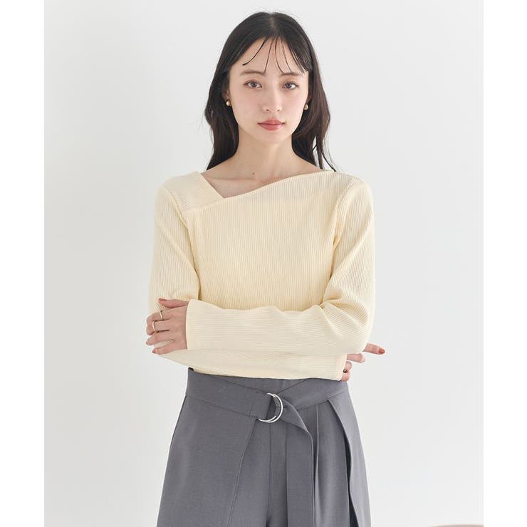 アシメネックリブプルオーバー | earth music&ecology  | 詳細画像2 