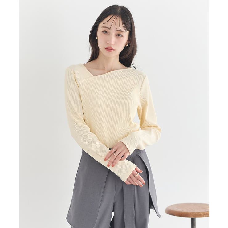 アシメネックリブプルオーバー | earth music&ecology  | 詳細画像3 