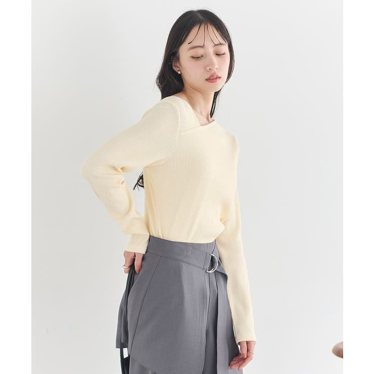 アシメネックリブプルオーバー | earth music&ecology  | 詳細画像4 