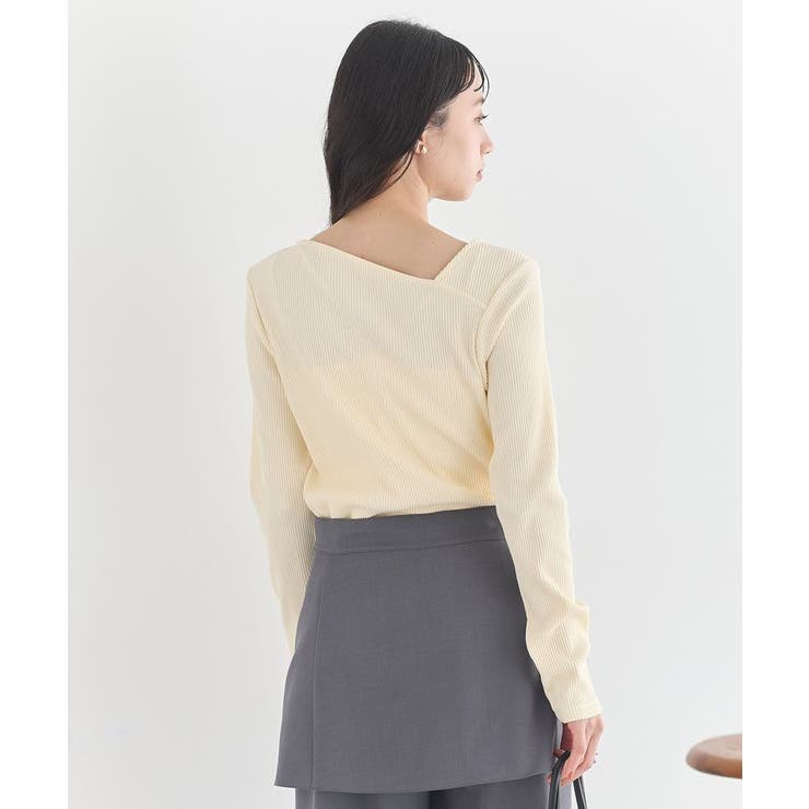 アシメネックリブプルオーバー | earth music&ecology  | 詳細画像5 