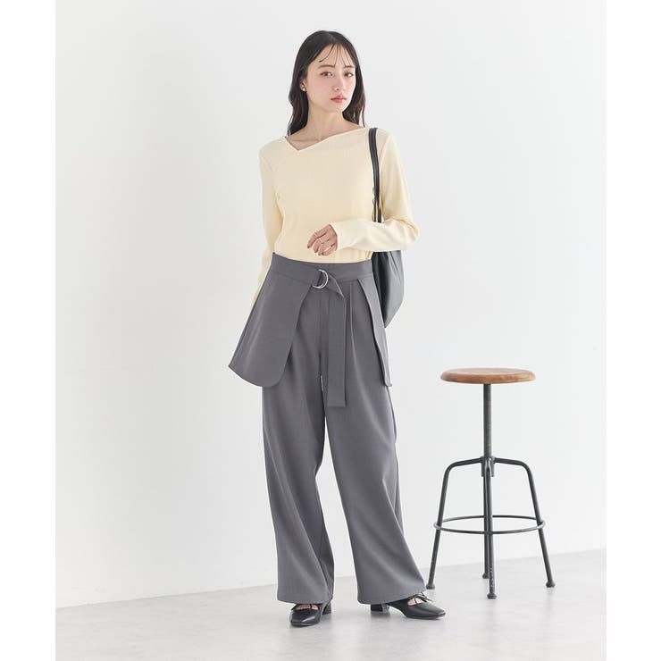 アシメネックリブプルオーバー | earth music&ecology  | 詳細画像6 