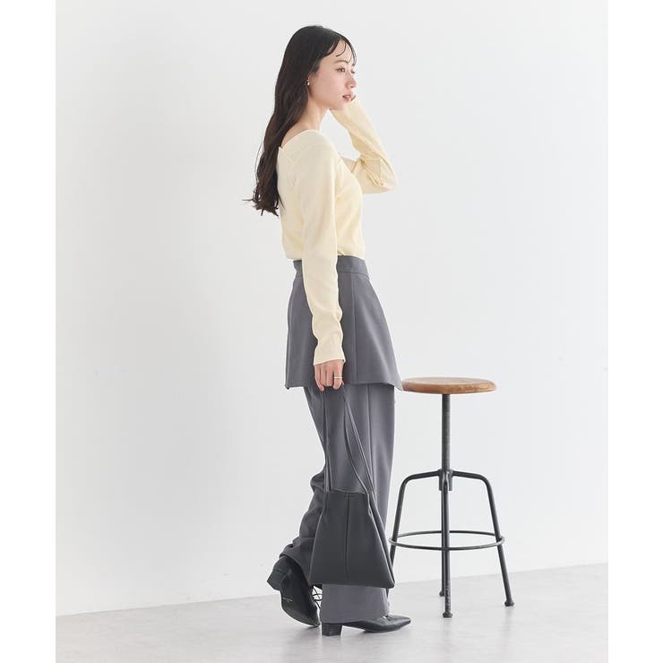 アシメネックリブプルオーバー | earth music&ecology  | 詳細画像7 