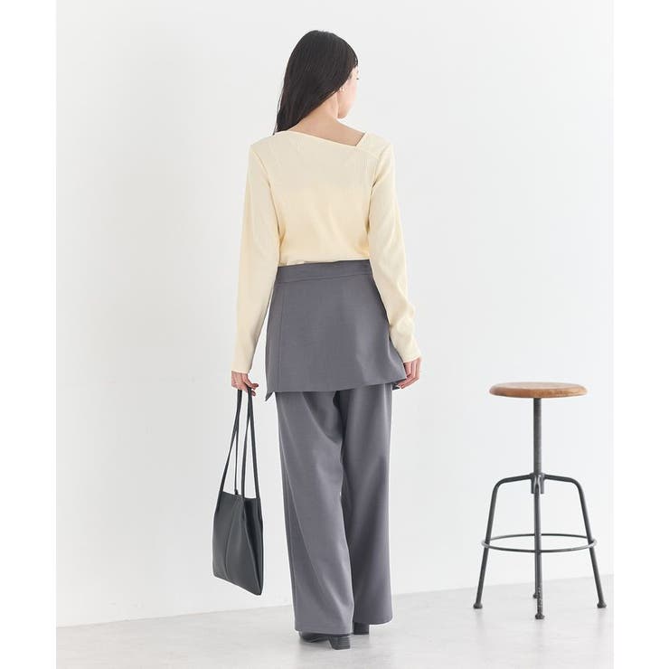 アシメネックリブプルオーバー | earth music&ecology  | 詳細画像8 